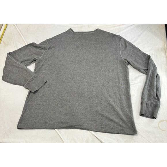 Polo Ralph Lauren Henley Sweatshirt Mens Size XXL 2XL Long Sleeve Gray - Picture 3 of 7